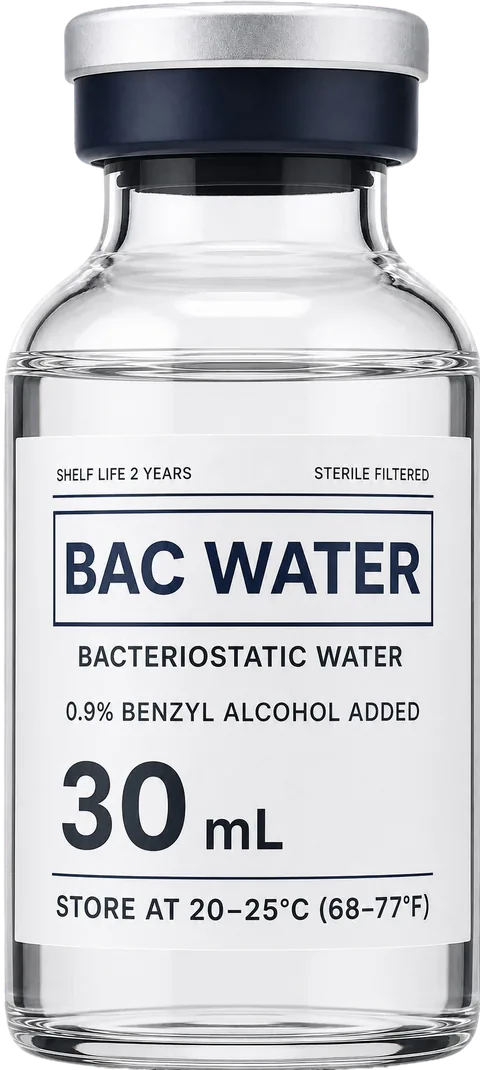 Bacteriostatic Water 30 mL — one vial (sold by the box of 25)